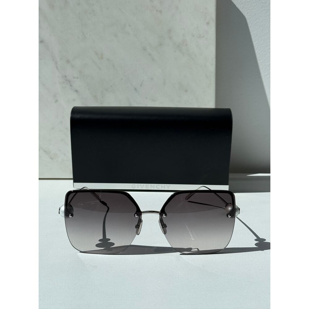 NEW Givenchy GV40110U Pearl Crystal Silver Sunglasses - Picture 3 of 7